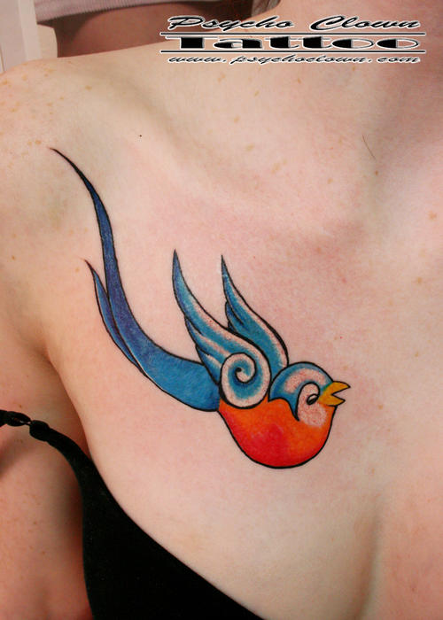 bird silhouette tattoo. Bird Tattoo Design