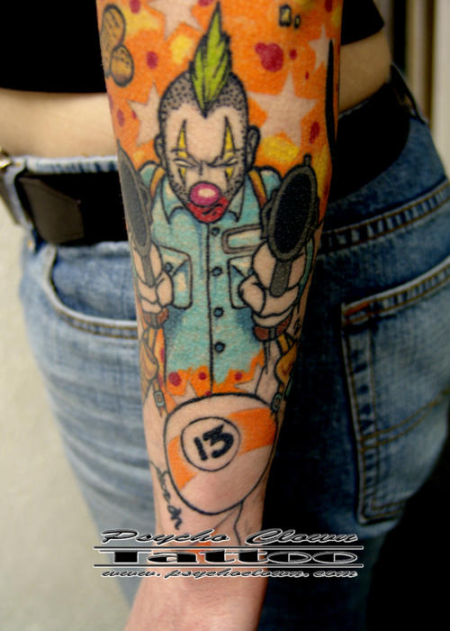 Tattoo Galleries Hellraiser Clowns Tattoo Design