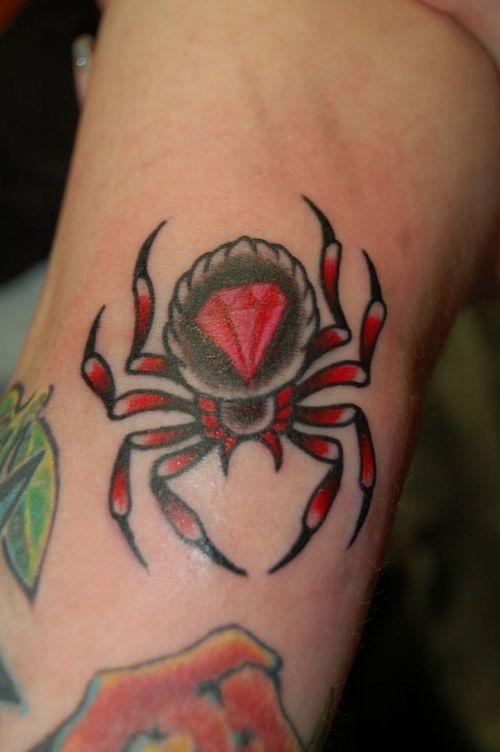 Red Spider Tattoo