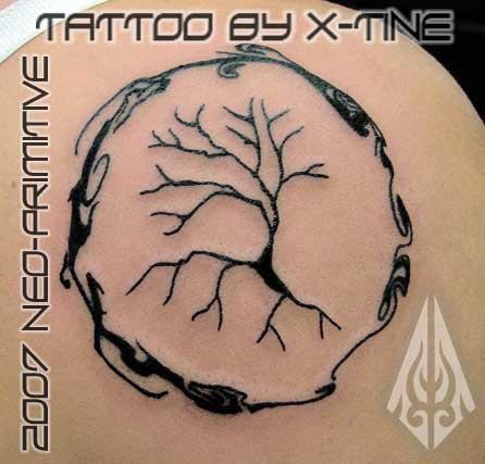 Stylized Tree Tattoo 1 Comment Posted in 1