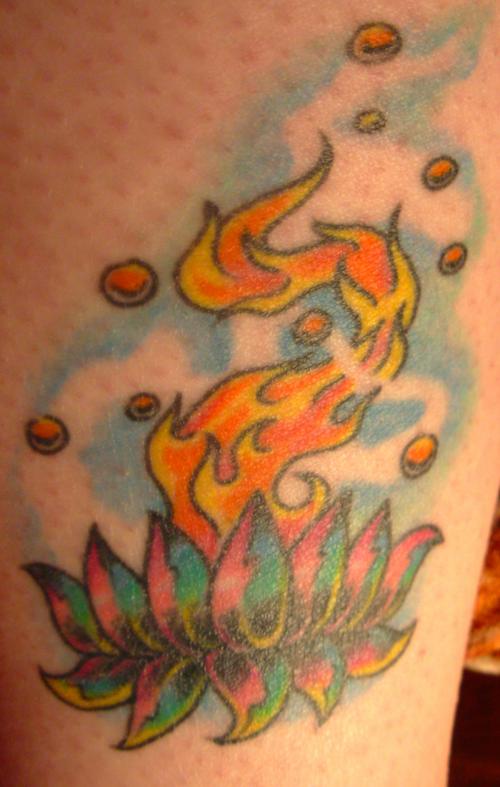 Flaming Lotus Tattoos Posted on April 23 2010 Leave a comment