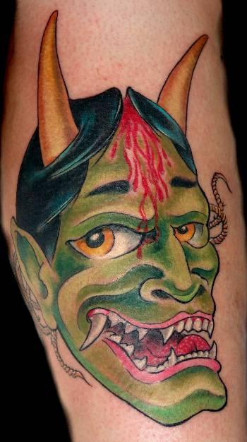 Hanya Mask Tattoo Design Posted on April 30 2010 1 Comment