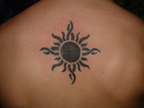 Tribal Sun Tattoo Posted on May 15 2010 Leave a comment
