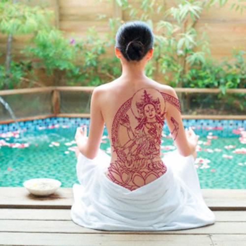 buddha tattoos. Buddha Tattoo Back Piece