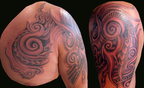 Thai Tribal Tattoo Posted on June 7 2010 2 Comments