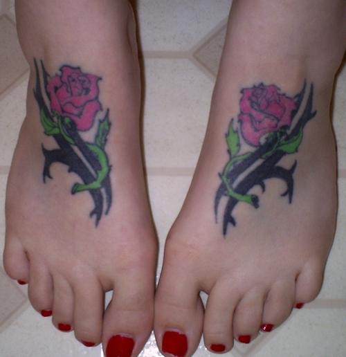 foot tribal tattoos. Foot Tribal Tattoos