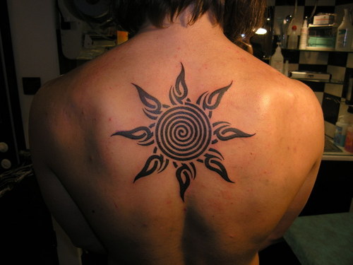 Spiral Sun Tattoo Posted on June 7 2010 3 Comments