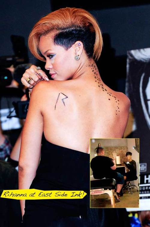 rihanna tattoos 2010. Rihanna Tattoo