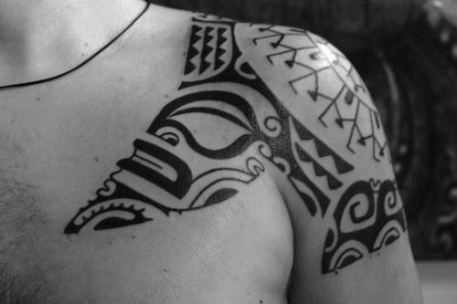 Maori Shoulder Tattoo Posted on November 3 2010 1 Comment
