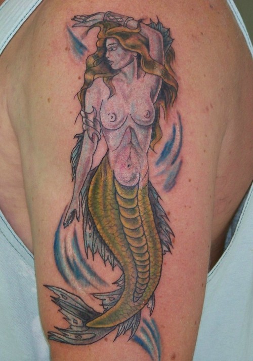 mermaid tattoo Posted on January 25 2011 Leave a comment