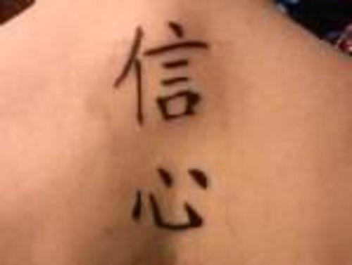 Strength Kanji Tattoo 