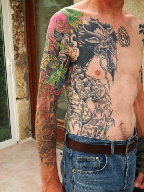 Japanese+samurai+tattoo+sleeves